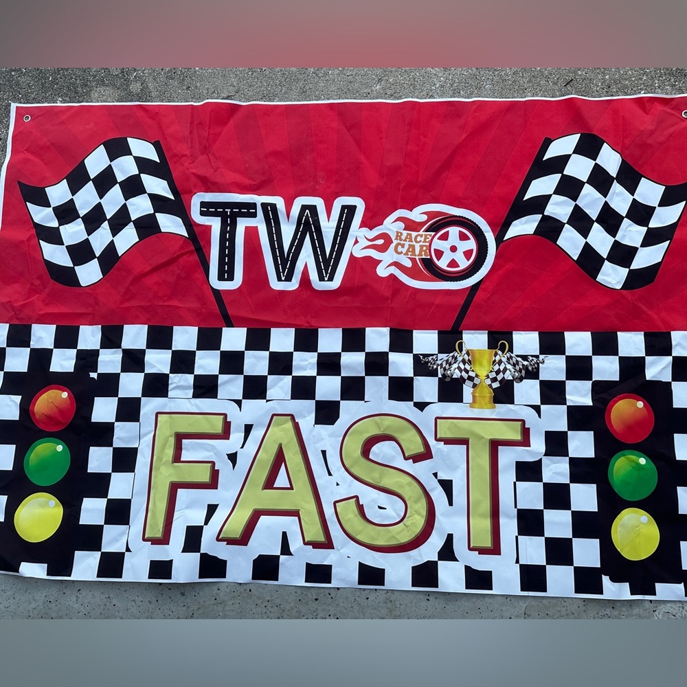 Two Fast birthday party decorations